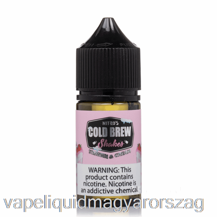 Eper és Tejszín - Nitro Hideg Sör - 30 Ml 45 Mg Vape E Cigi